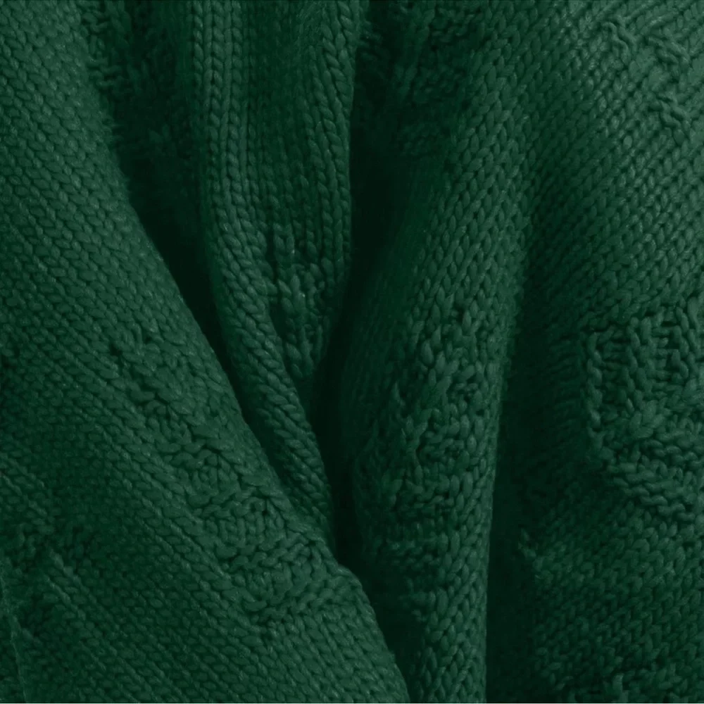 Tree Knit Throw Blanket Red - Threshold